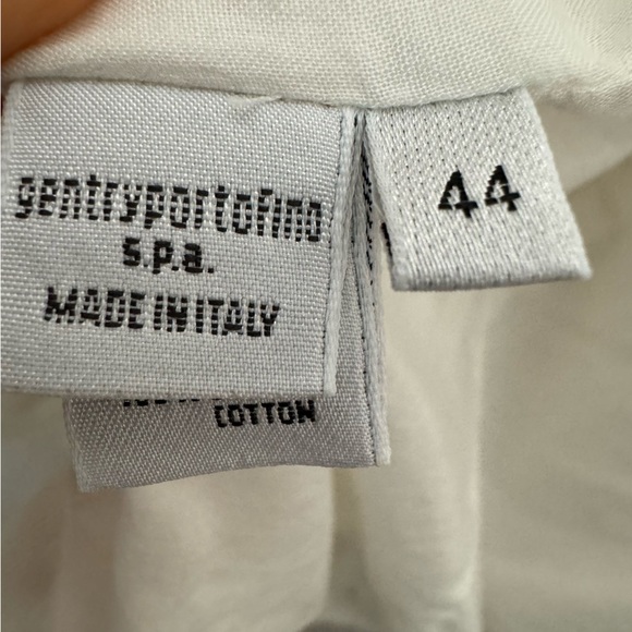 Gentryportofino Women’s Convertible Jacket Size 44 Italy (M) US cream color - Picture 10 of 14